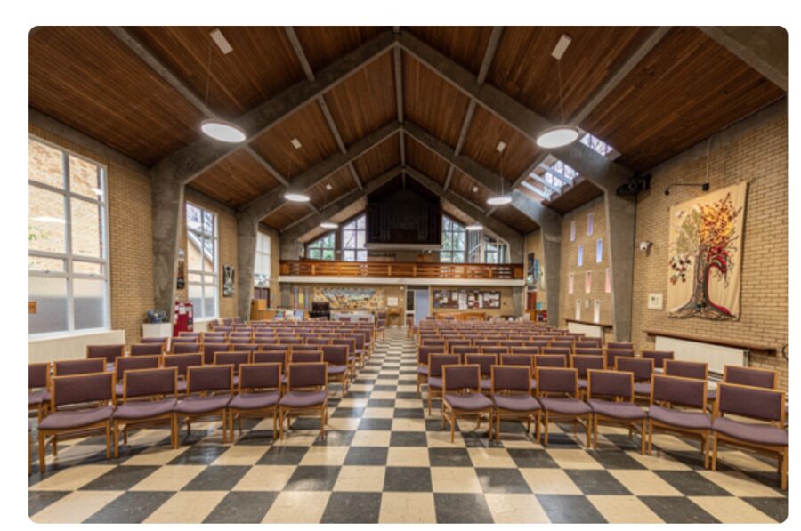 Homewood Church interior, alternate view