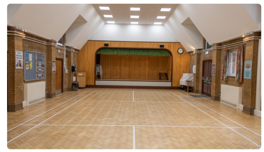 Homewood Main Hall, stage view